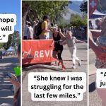 A 10-Year-Old Girl Leaps From the Sidelines to Help Her Mom Finish the Marathon
